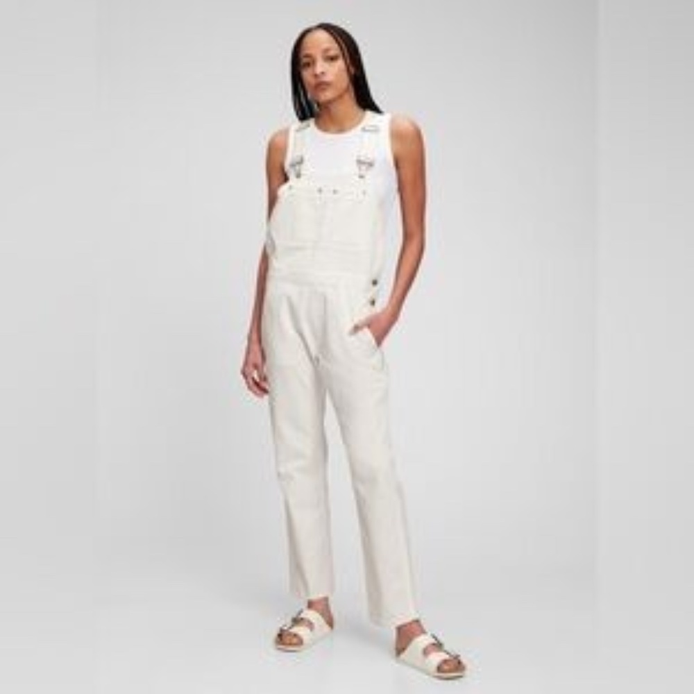 Gap Slouchy Overalls with Washwell Cotton Hemp Blend